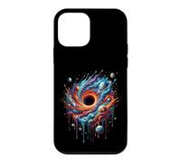 Custodia per iPhone 12 mini Black Hole Physics Color Burst Space Lovers Astrophysicist
