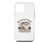 Custodia per iPhone 12 mini Blackfoot River Montana Pesca a Mosca
