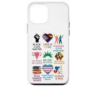 Custodia per iPhone 12 mini BLM Human Rights Feminism Trans Science Books LGBTQ Kindness