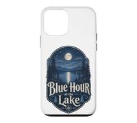 Custodia per iPhone 12 mini Blue Hour at the Lake Badge Lakecore Estetica