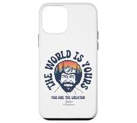Custodia per iPhone 12 mini Bob Ross The World Is Yours