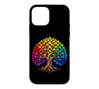 Custodia per iPhone 12 mini Bodhi Tree Buddismo Simbolo Spiritualità Stained Glass Art