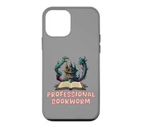 Custodia per iPhone 12 mini Bookworm portatile Nerd Magic Bookworm amante dei libri