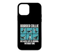 Custodia per iPhone 12 mini Border Collie perché la vita è noiosa senza uno - Dog Mom