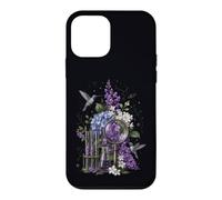 Custodia per iPhone 12 mini Botanica Scienza Floreale Colibrì Astronomia Bloom