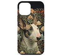 Custodia per iPhone 12 mini Botanico inglese Bull Terrier tigrato e bianco