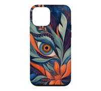 Custodia per iPhone 12 mini Botanico Occhio Come Simbolo Astratto Simbolo Mistico Estetica