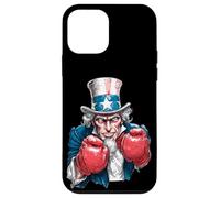 Custodia per iPhone 12 mini Boxe patriottica con Sam e Cool Top Hat Uncle