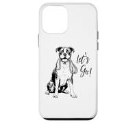 Custodia per iPhone 12 mini Boxer "Let's Go!" - Boxer Dog Lover Design