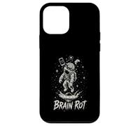 Custodia per iPhone 12 mini Brain Rot Astronauta Grafica Surreale Spazio Gamer Meme Regalo