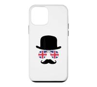 Custodia per iPhone 12 mini British Gentleman - Cappello a bombetta, motivo: aviatori Union Jack