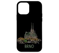 Custodia per iPhone 12 mini Brno Repubblica Ceca souvenir da viaggio storico città storica regalo