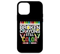 Custodia per iPhone 12 mini Broken Crayons Still Color Mental Health Awareness Men Women