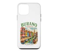 Custodia per iPhone 12 mini Burano Italia Isola Colorata Venezia Viaggi Italiani