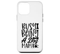 Custodia per iPhone 12 mini Busy Being A Dog Mama WagLife Edition per gli amanti dei cani