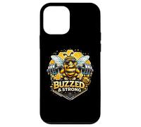 Custodia per iPhone 12 mini Buzzed & Strong Bee Honey Bilanciere Grafica