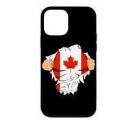 Custodia per iPhone 12 mini Canadian Superhero Canada Flag Patriot Gift