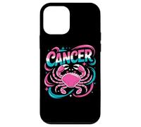Custodia per iPhone 12 mini Cancro Segno zodiacale Granchio Rosa Astrologia Vibes