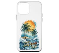 Custodia per iPhone 12 mini Cancun Spring Break 2026 Palma e onde ad acquerello