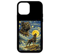 Custodia per iPhone 12 mini Cane Corso Notte Stellata Van Gogh Simpatico Cane Ululante