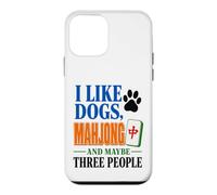 Custodia per iPhone 12 mini Cani Mahjong e i miei umani preferiti
