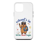 Custodia per iPhone 12 mini Capybara Back To School Vibes Scuole In Let The Chaos Begin
