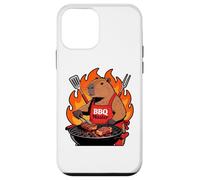 Custodia per iPhone 12 mini Capybara Cooking Grill BBQ Funny Gift Capybara