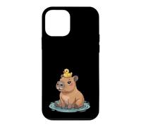 Custodia per iPhone 12 mini Carino Capibara e Anatra Best Friends Amante degli Animali