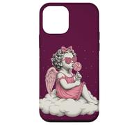 Custodia per iPhone 12 mini Carino Cupido San Valentino Angelo Cuore Lollipop