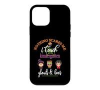 Custodia per iPhone 12 mini Carino Halloween Kindergarten Ghouls & Boos Insegnante Studente