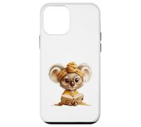 Custodia per iPhone 12 mini Carino Koala Reading Book Head Wrap