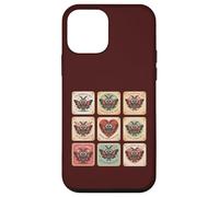 Custodia per iPhone 12 mini Carino Mothman Valentine Puns Cryptid Lover Cards