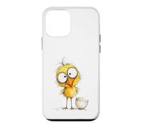 Custodia per iPhone 12 mini Carino Pulcino Schizzo Disegno Doodle Baby Pollo