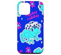 Custodia per iPhone 12 mini Carino Rana Cartoon Ribbit Pattern Retro Grafica