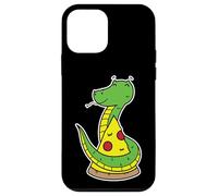 Custodia per iPhone 12 mini Carino Vipera Con Una Pizza