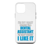 Custodia per iPhone 12 mini Carriera dentale Ama il mio lavoro Pazzo assistente dentale