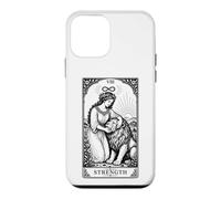 Custodia per iPhone 12 mini Carta dei Tarocchi Vintage Zodiaco Leone Strega Celeste Astrologia