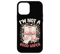 Custodia per iPhone 12 mini Carta igienica Joke Umorismo Im not a Good Wiper