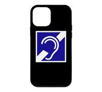 Custodia per iPhone 12 mini Cartello con simbolo "Hearing Impaired, deaf deafness"