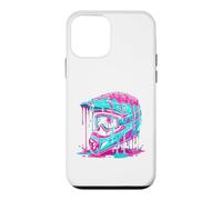 Custodia per iPhone 12 mini Casco da motocross, con grafica a goccia