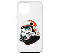 Custodia per iPhone 12 mini Casco originale Stormtrooper arancione retrò fantascienza