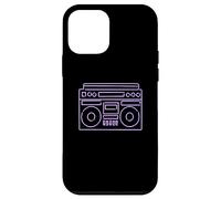 Custodia per iPhone 12 mini Cassette Audio Tape 80s Retro Music Old Mix Pencil