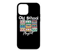 Custodia per iPhone 12 mini Cassette Tape Music 80s Old School Playlist Vintage Eighties