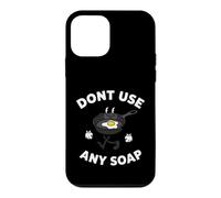 Custodia per iPhone 12 mini Cast Iron Skillet Funny Dont Use Any Soap Retro Pan