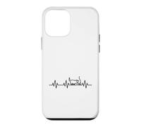Custodia per iPhone 12 mini Cat Love Heartbeat Vita Cuore ECG Pulse