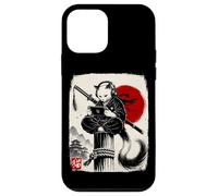Custodia per iPhone 12 mini Cat Ninja Gamer Giapponese Sumi-e Gioco Samurai Art