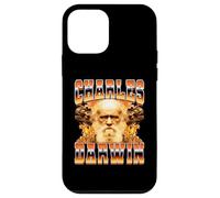 Custodia per iPhone 12 mini Charles Darwin, teoria dell'evoluzione, stile bootleg anni '90