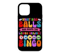 Custodia per iPhone 12 mini Che cosa ha palle e mantiene le signore sorridenti Bingo umorismo