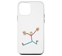 Custodia per iPhone 12 mini Cheerleader che salta figura stilizzata