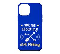 Custodia per iPhone 12 mini Chiedimi informazioni sul mio rilevatore di magneti per cacciatori di tesori di pesca dello sporco